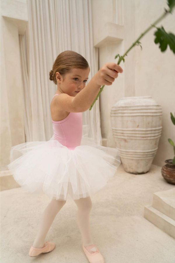 韓國 -  Snap First澎澎裙連身兒童舞衣 (Pink) 