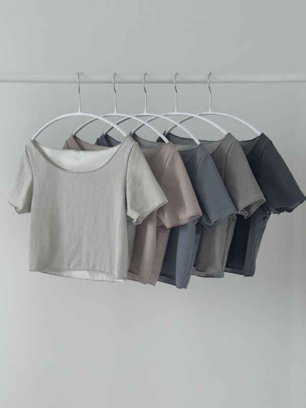 韓國Bonanza - Dacquoise短版上衣 (五色) 