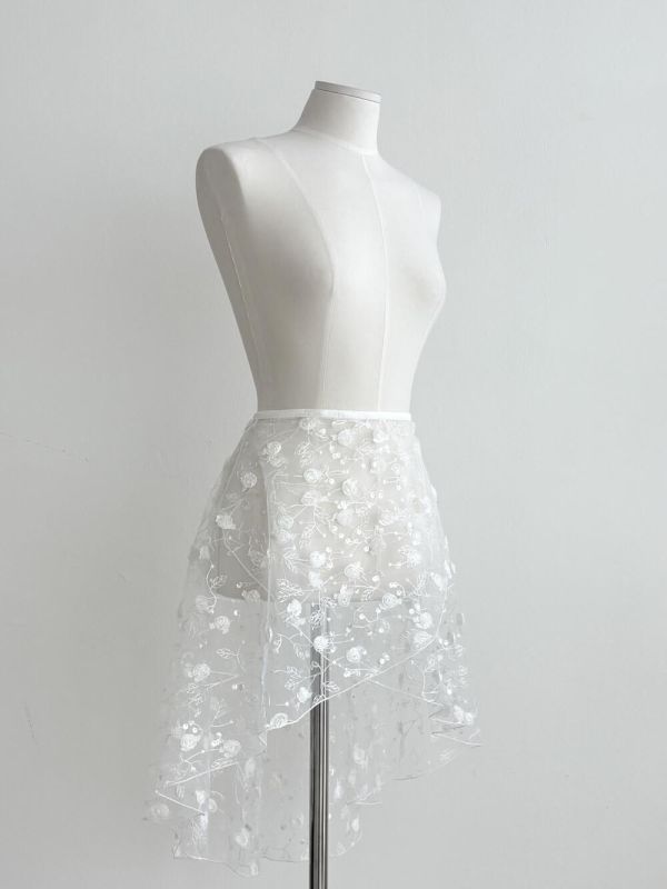 韓國Degage - forêt中長版舞裙 (White) 