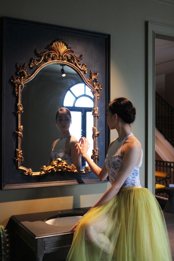 韓國LEVDANCE - Josephine TOILE DE JOUY經典款掛脖舞衣 (兩色) 조세핀 