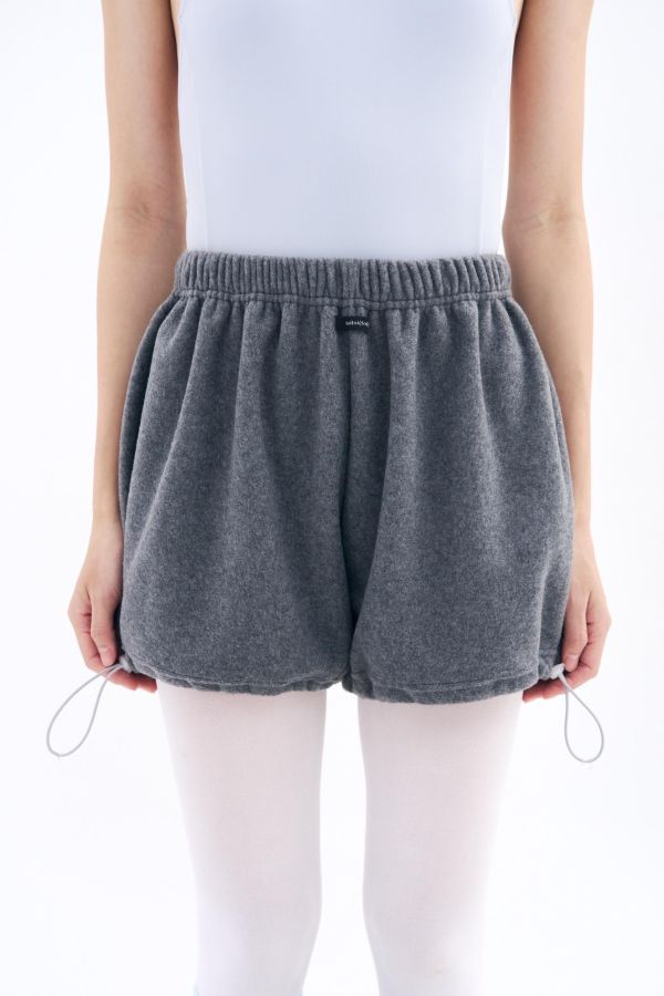 韓國toitoi - Fleece Puff短褲 (Deep Melange) 