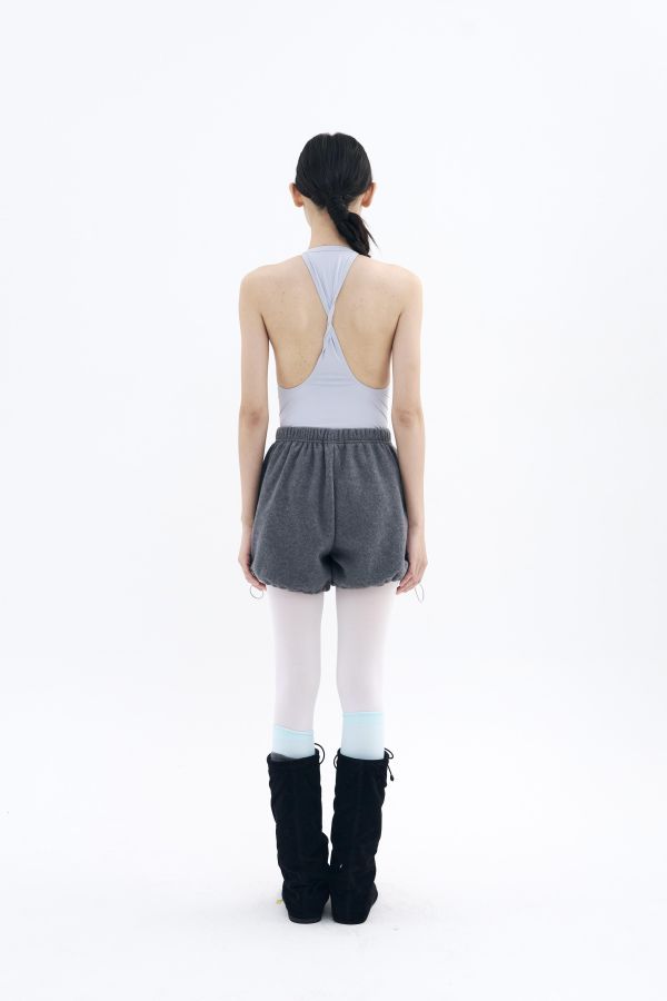 韓國toitoi - Fleece Puff短褲 (Deep Melange) 