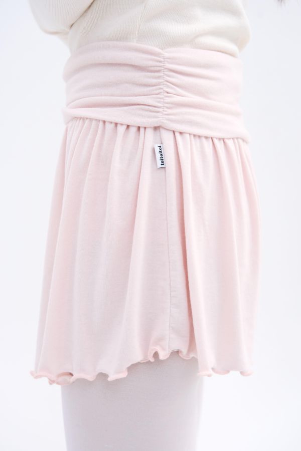 韓國toitoi - Unfold Shirring舞裙 (Apricot Pink) 