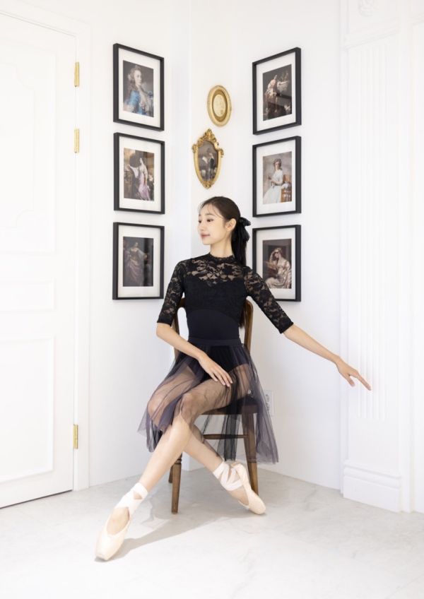 韓國iilaire - Camila五分袖款舞衣 (兩色) 