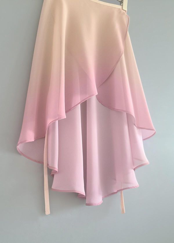 韓國Sissone - Nude Peach Gradation綁帶舞裙 