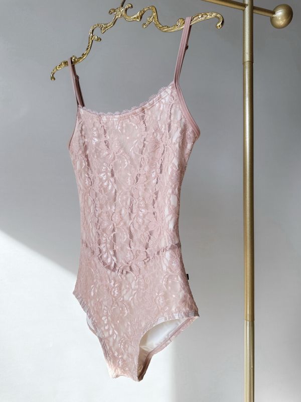 韓國yoora - Scarlett Fabric Pink舞衣 (肩帶可調) 