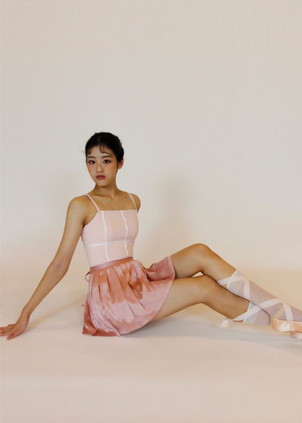 韓國POTA - 33 leotard吊帶舞衣 (Pink) 