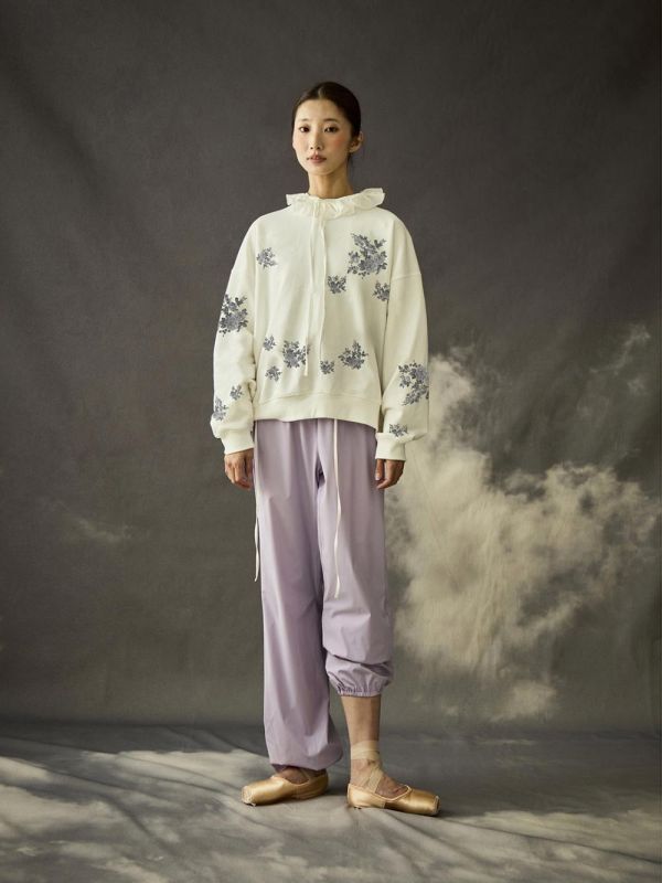 韓國LEVDANCE - Laura排汗長褲 (LAVENDER MIST) 로라 웜업 팬츠 