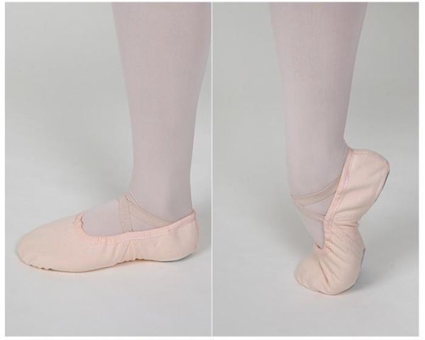 韓國E Ballet - Allonge SM1帆布兩點芭蕾舞鞋 