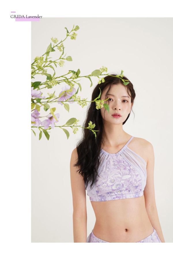 韓國Leanomse - Grida鋼管上衣+短褲 (Lavender) 그리다 