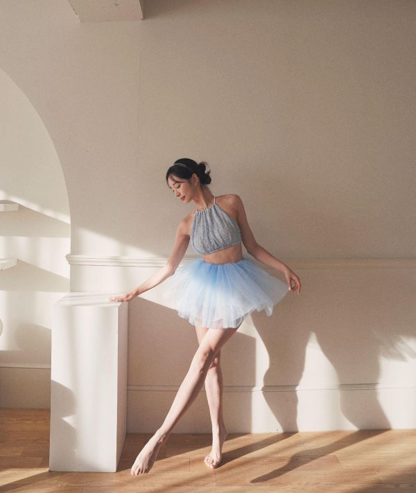 韓國Lenique - Poling tutu舞裙 (Sky Blue) 