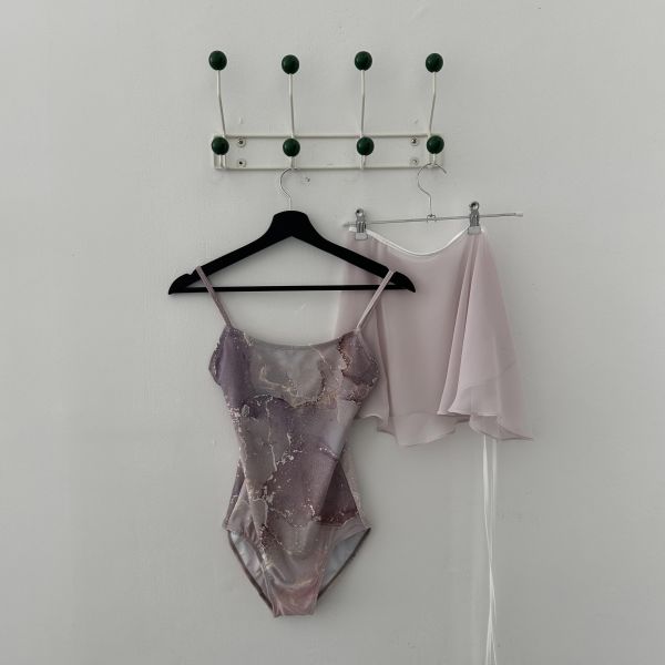 韓國Bonanza - Ash Pink雪紗舞裙 (애쉬핑크) 