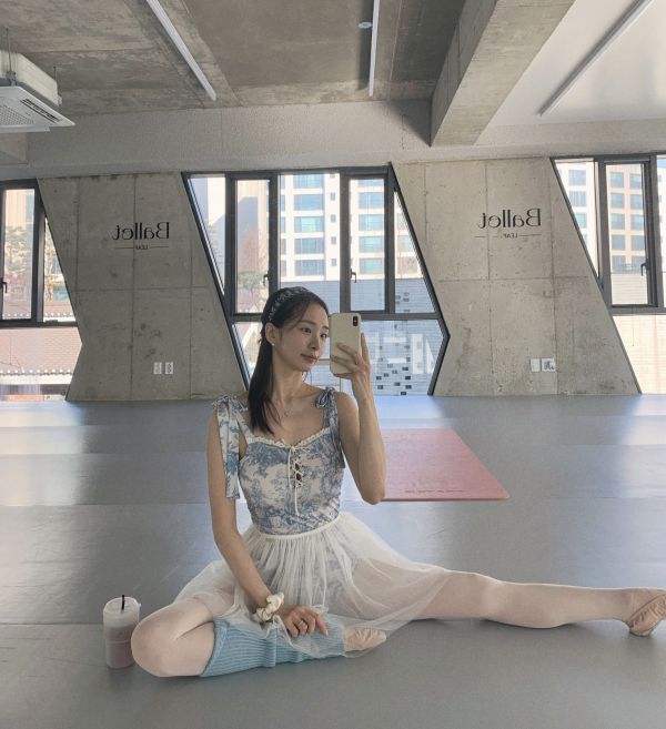 韓國Lenique - Ameli鋼管&芭蕾舞衣 (Blue) 