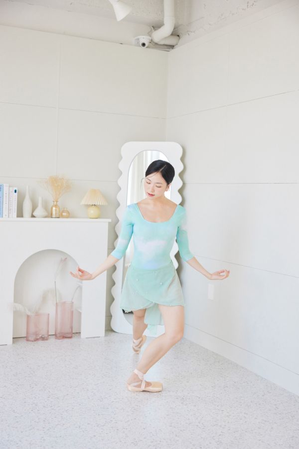 韓國Entrechat - Cloud Dream長袖舞衣 (Light Green) 