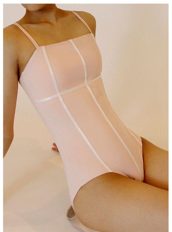 韓國POTA - 33 leotard吊帶舞衣 (Pink) 