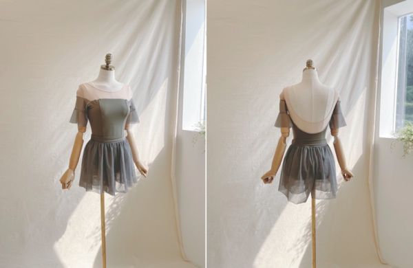 韓國iilaire - Lilly短袖舞衣 (兩色) 