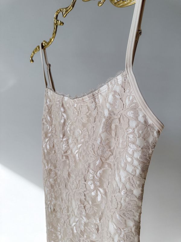 韓國yoora - Scarlett Fabric Nude舞衣 (肩帶可調) 