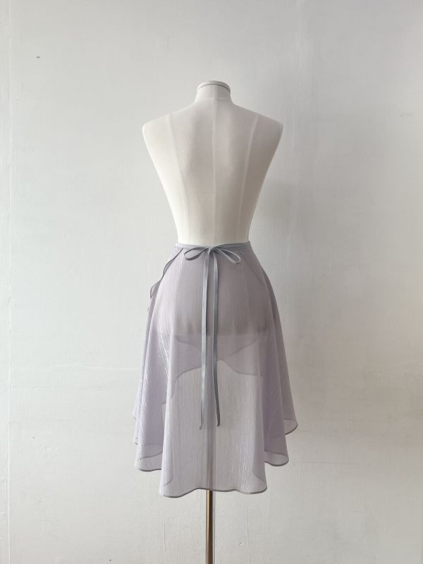 韓國Degage - Classic Midi中長版舞裙 (Purple Grey) 