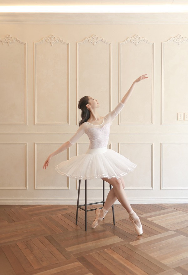 韓國iilaire - Antique Pink七分袖舞衣 