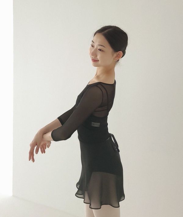 韓國Slownov - Black雪紡舞裙 (短/長版) 