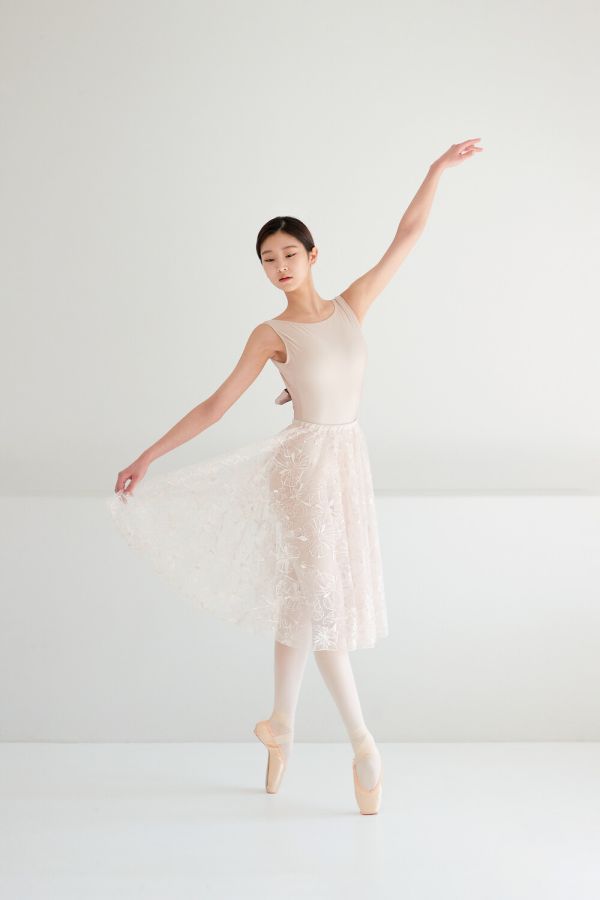 韓國degage - Back Ribbon蝴蝶結舞衣 (Golden beige) 