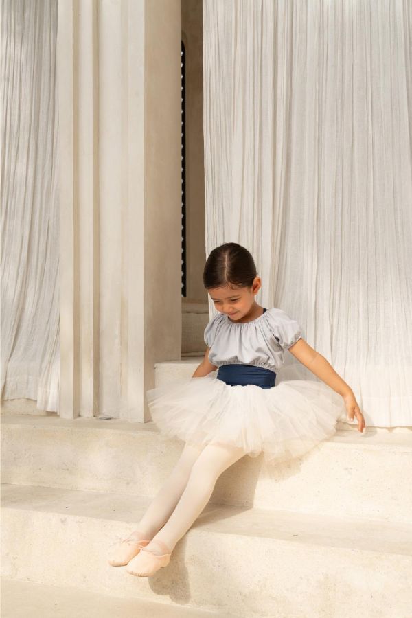 韓國 -  Snap First澎澎裙連身兒童舞衣 (Navy) 