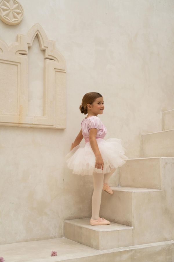 韓國 -  Snap First澎澎裙連身兒童舞衣 (Pink) 