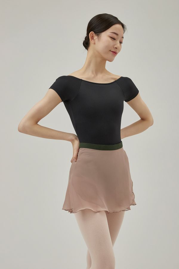 韓國Ballessimo - Cappuccino寬綁帶舞裙 (카푸치노) 