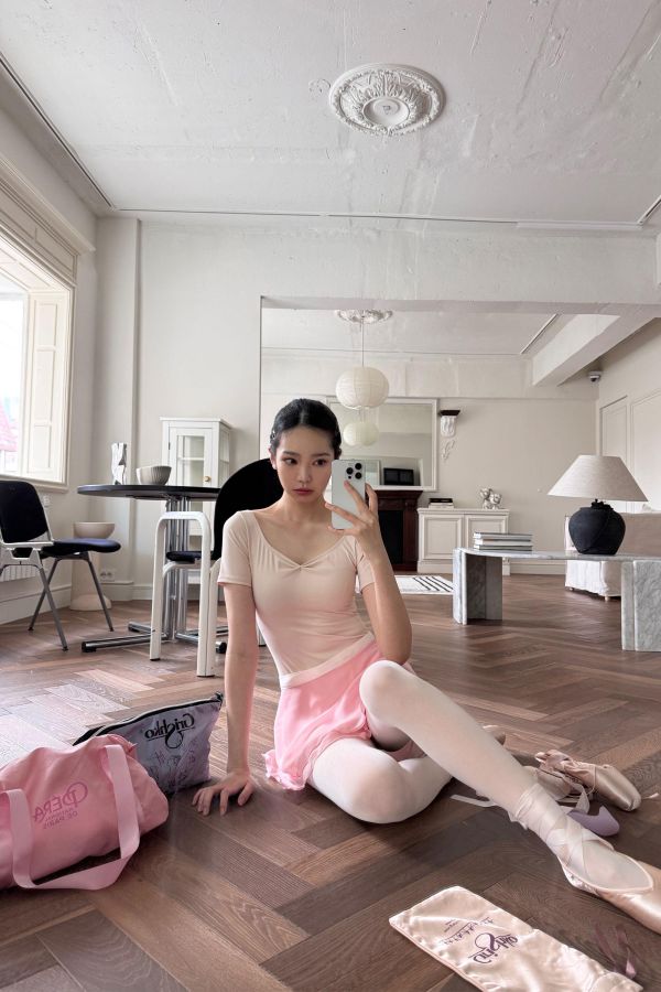 韓國Ballessimo - Blossom寬綁帶舞裙 (블로썸) 