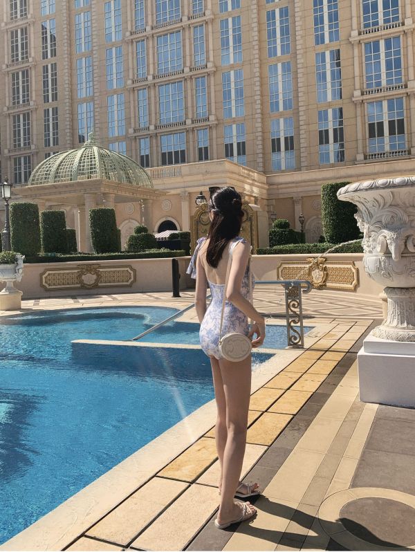 韓國Lenique - Ameli鋼管&芭蕾舞衣 (Blue) 