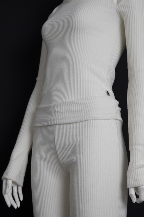 韓國La Scala - Peekaboo保暖套裝 (上衣+長褲) 