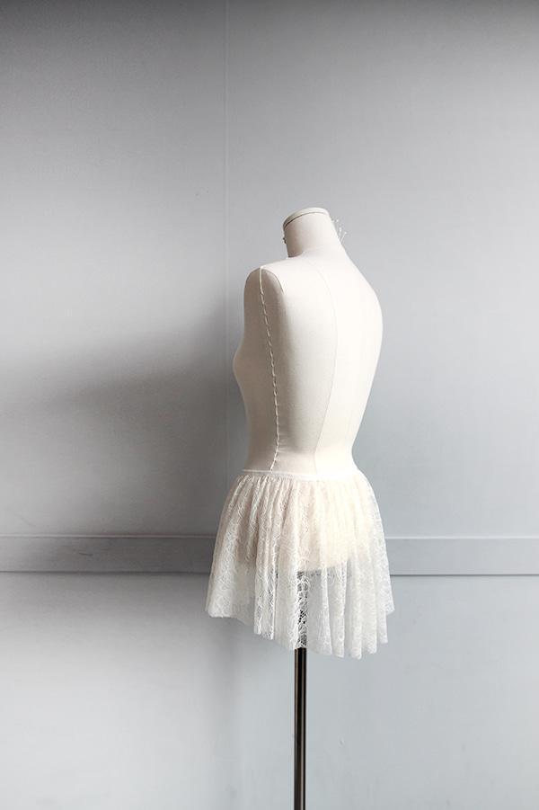 韓國LEVDANCE - Cosette Full Circle 360度舞裙 (White) 