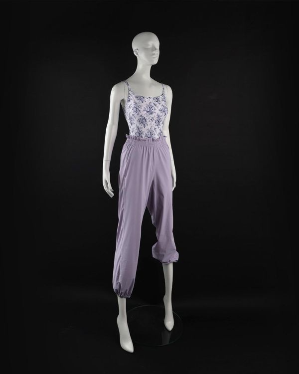 韓國LEVDANCE - Laura排汗長褲 (LAVENDER MIST) 로라 웜업 팬츠 