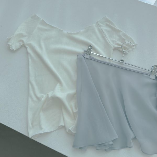 韓國Bonanza - Pale Blue雪紗舞裙 (페일블루) 