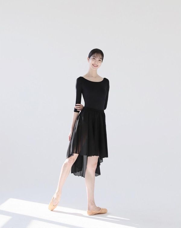 韓國messiah - Aria七分袖黑色舞衣 