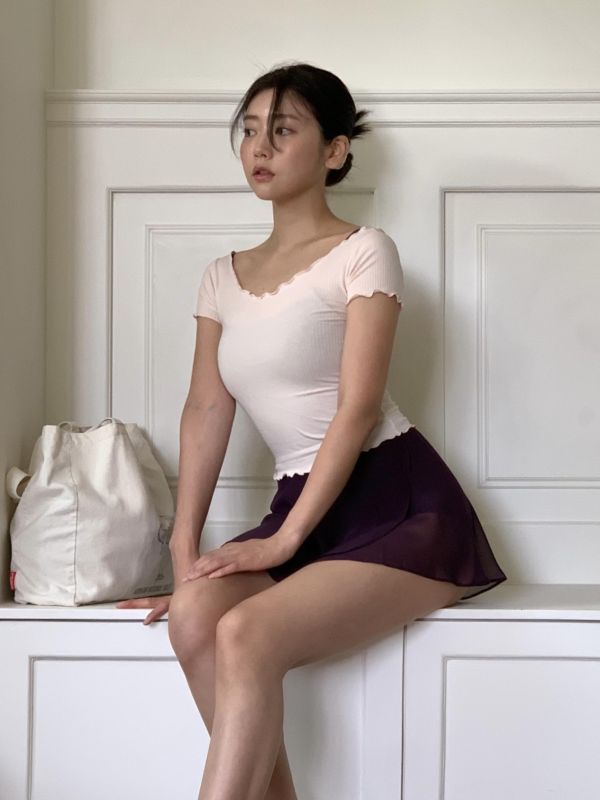 韓國Bonanza - Plume雪紗舞裙 (플럼) 