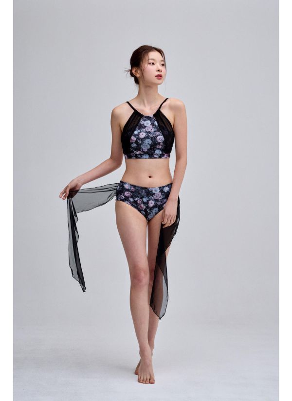 韓國Leanomse - Grida鋼管上衣+短褲 (Black) 그리다 