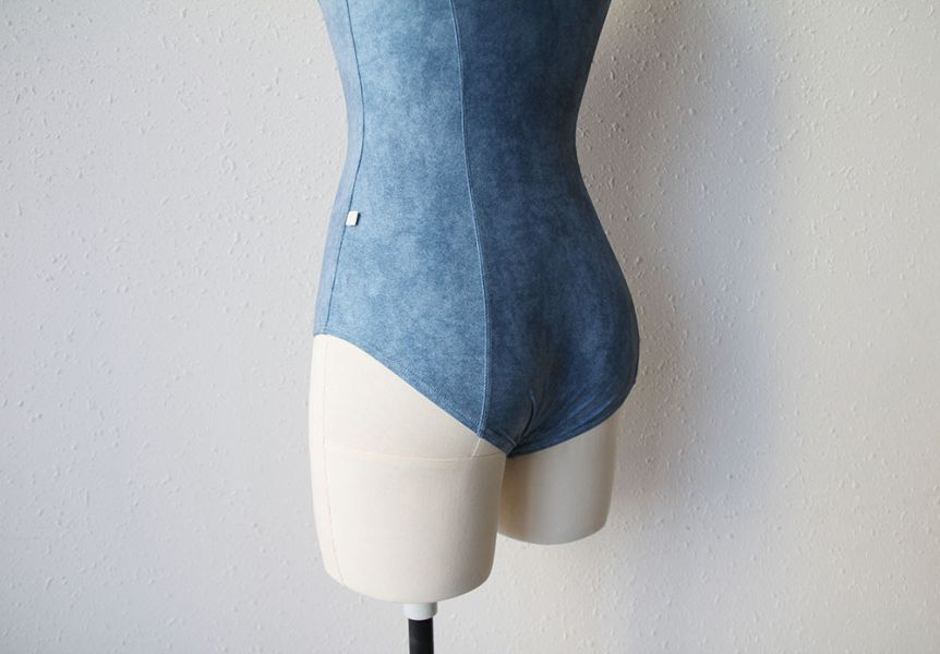 韓國Soulier Rouge - Denim Set-Up環保材質舞衣+短褲 