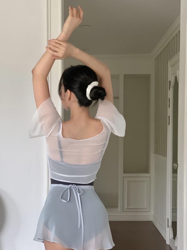 韓國Bonanza - Pale Blue雪紗舞裙 (페일블루) 