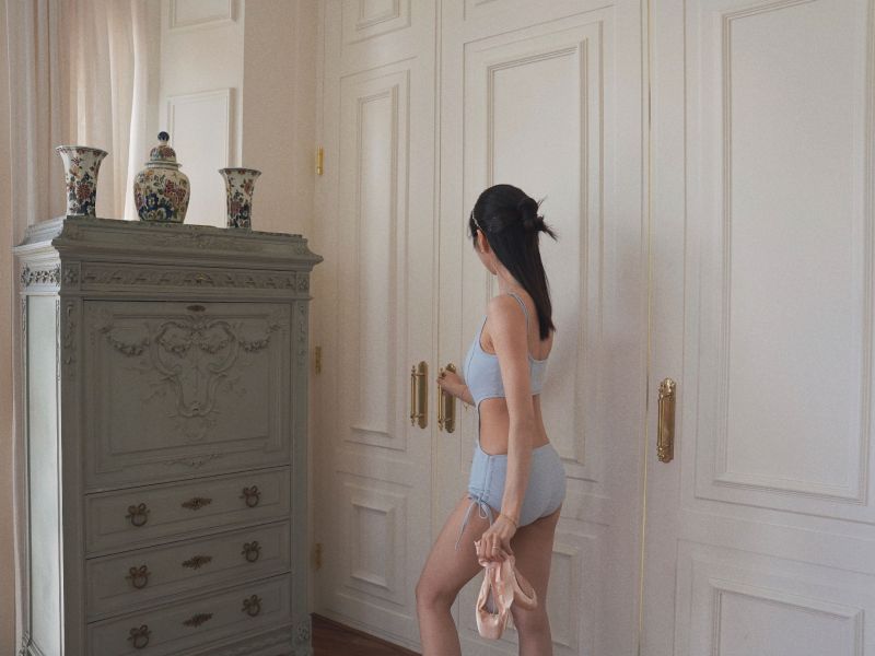 韓國Lenique - Etruah cut out dress鋼管舞衣 (SKY) 