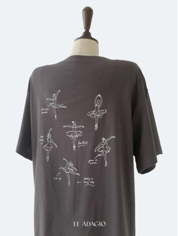 韓國Le Adagio - Ballet Sketch T-Shirt (三色) 