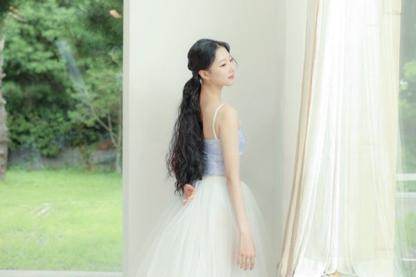 韓國iilaire - Antique Camisole吊帶舞衣 (SKY) 