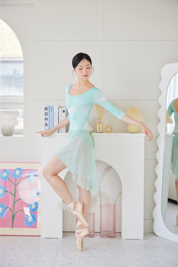 韓國Entrechat - Cloud Dream長袖舞衣 (Light Green) 