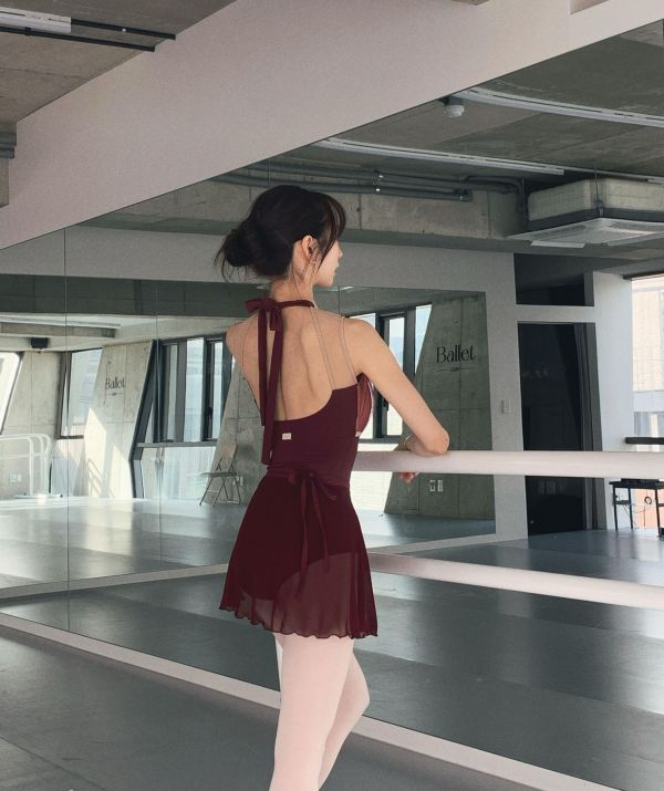 韓國Etruah - Kamiyu芭蕾舞衣 (Wine) 