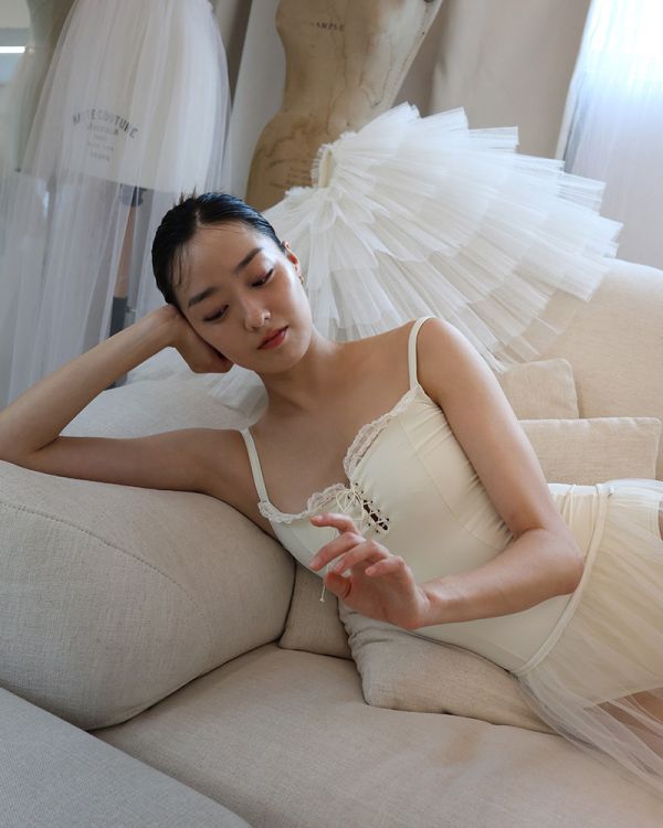 韓國LEVDANCE - Charlotte細肩帶舞衣 (兩色) 샬롯 