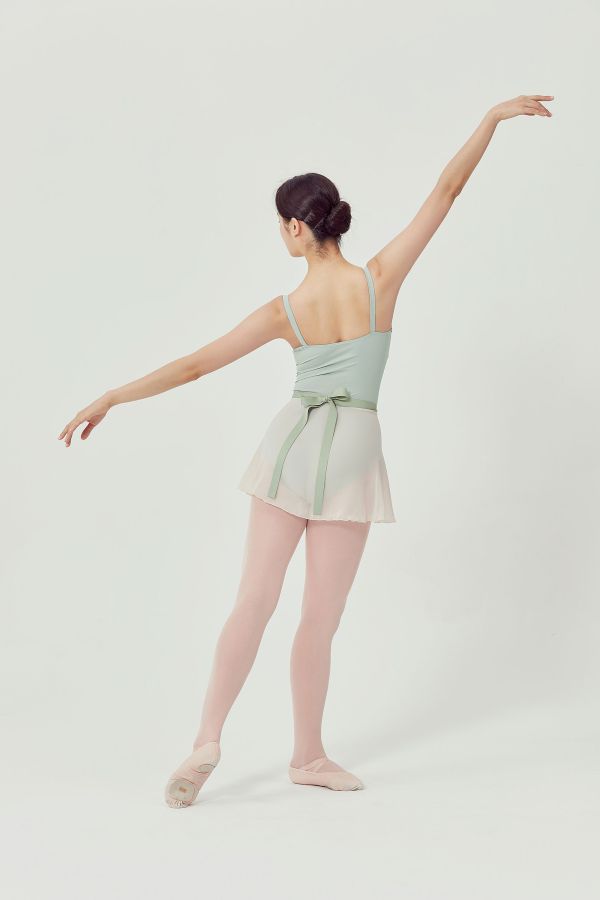 韓國Ballessimo - Oatmeal寬綁帶舞裙 (오트밀) 