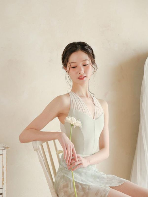 韓國iilaire -  Vianne Sage Mint舞衣 