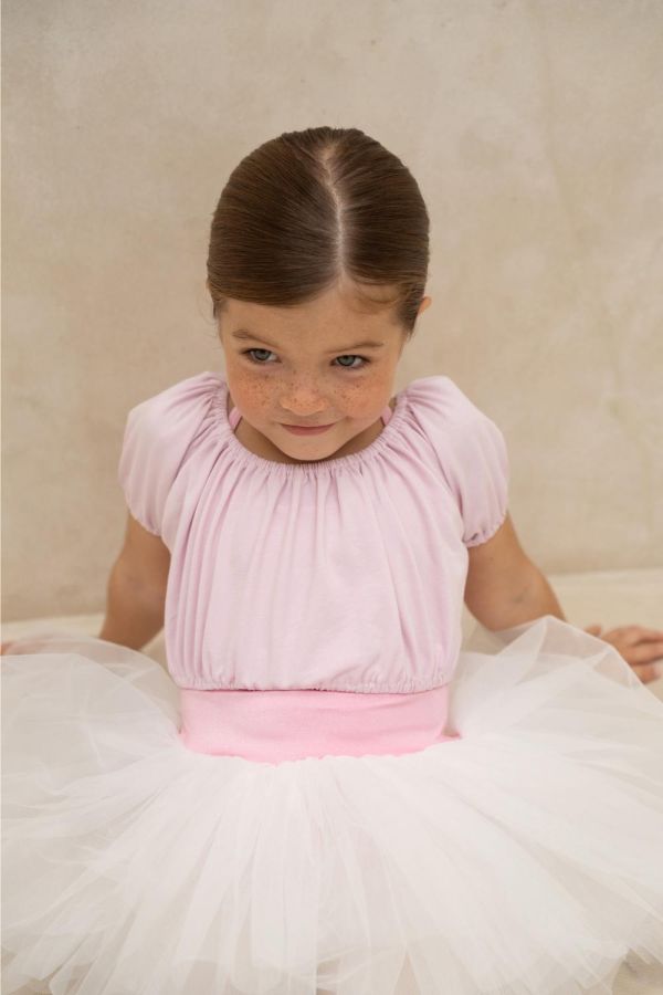 韓國 -  Snap First澎澎裙連身兒童舞衣 (Pink) 