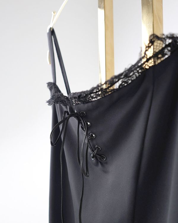 韓國LEVDANCE - Charlotte細肩帶舞衣 (黑色) 샬롯 