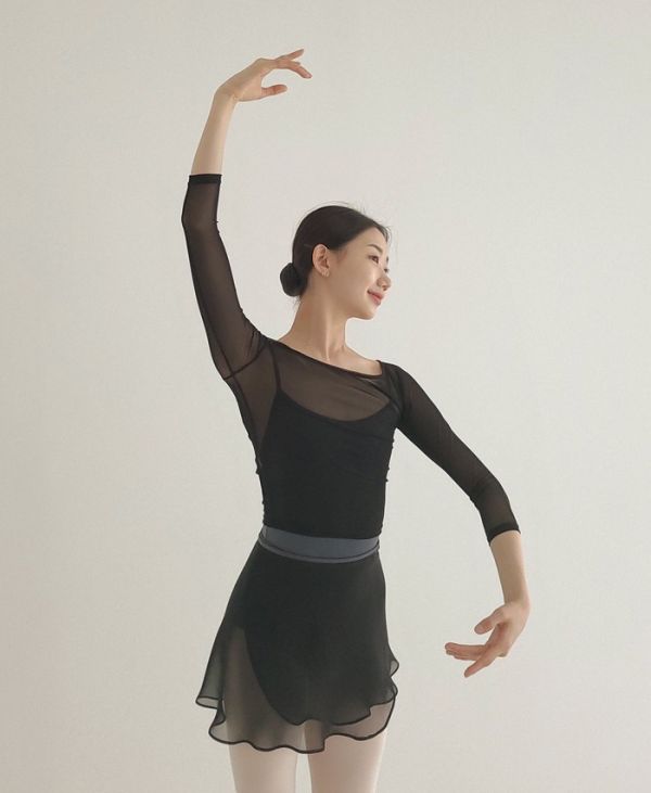 韓國Slownov - Black雪紡舞裙 (短/長版) 